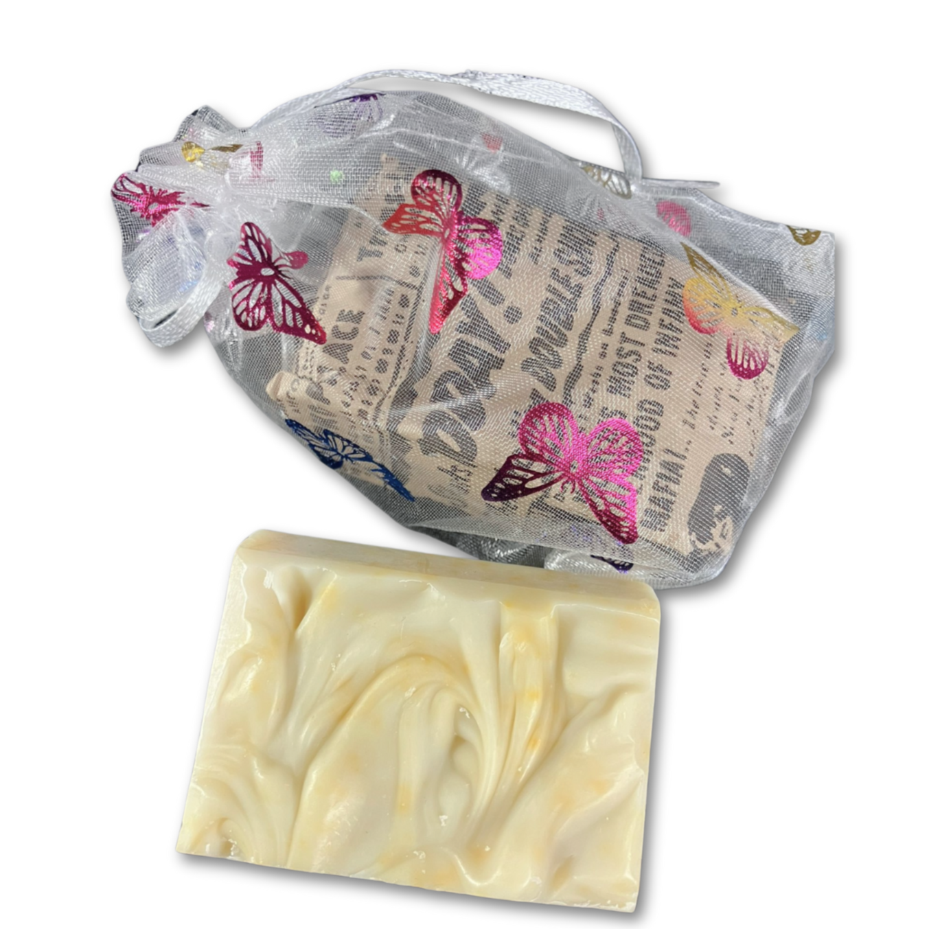 Handmade artisanal soap bar (individually wrapped)