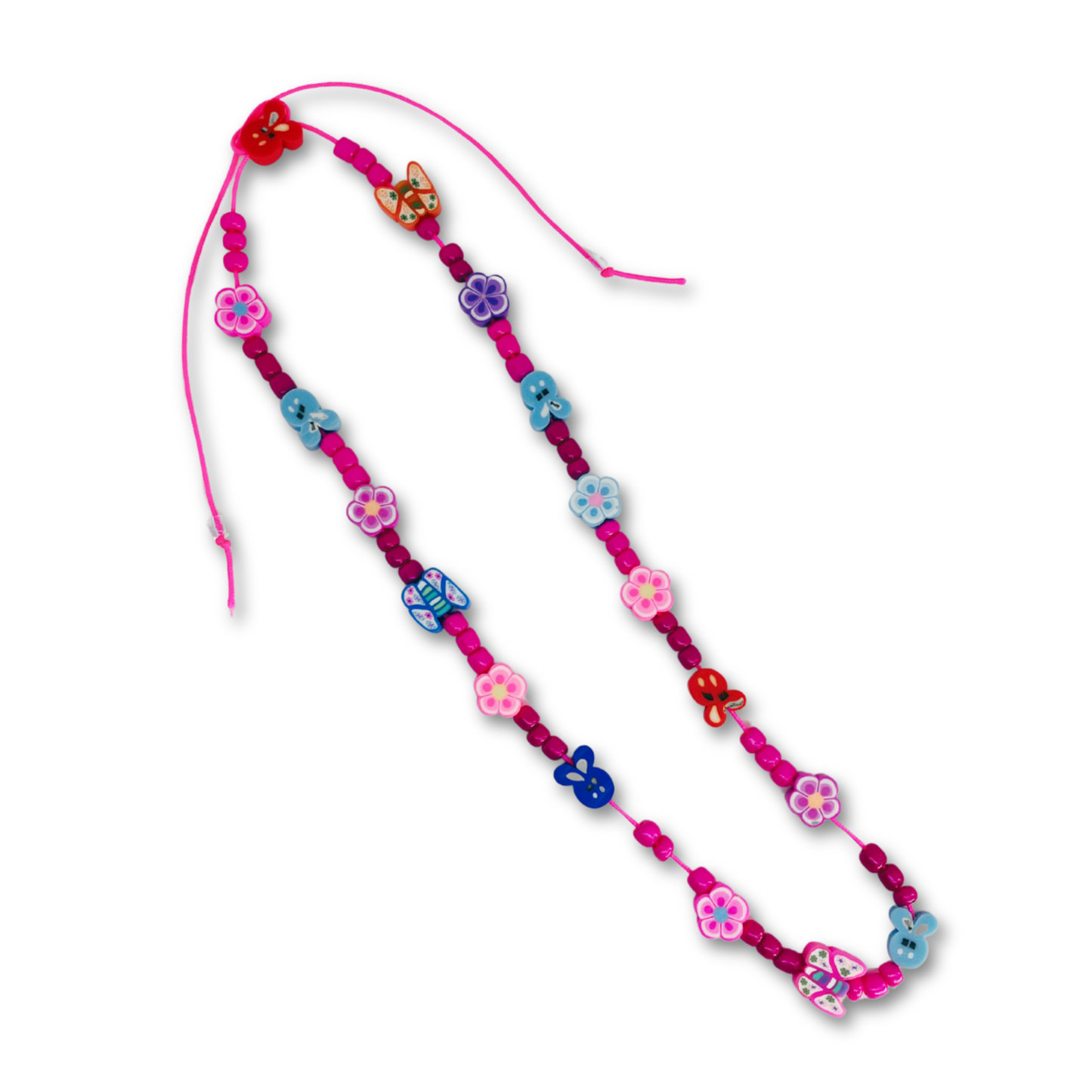 Bead necklace, kids fashion accessories.