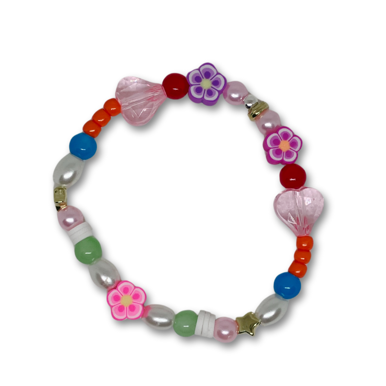 Multi color beaded bracelet.