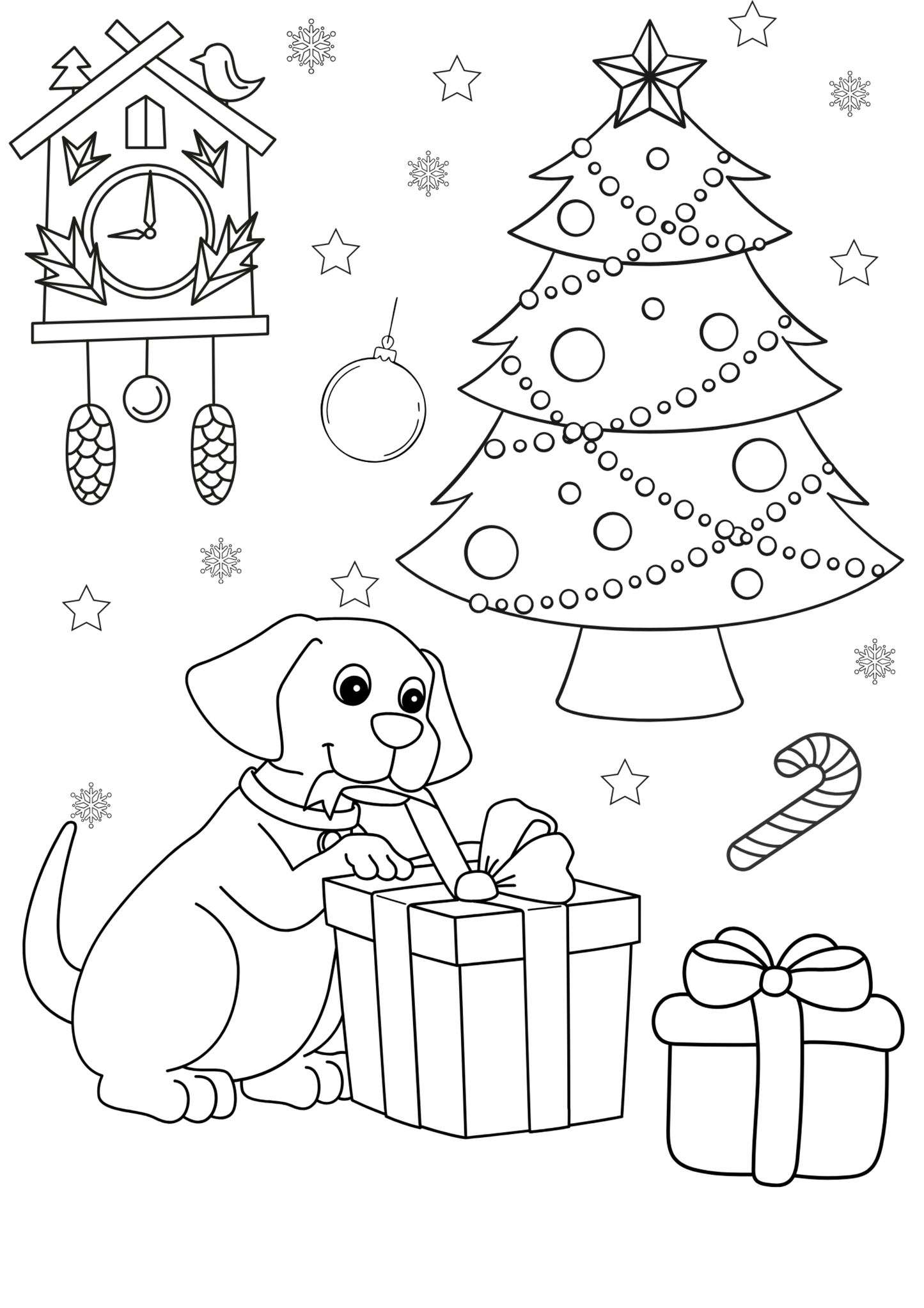 Desenhos de Natal para colorir
