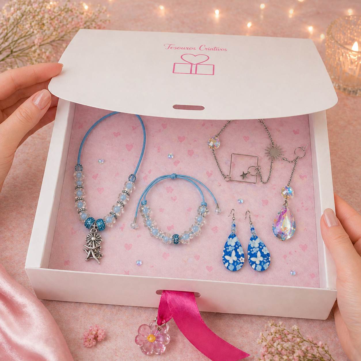 Gift box with jewelry