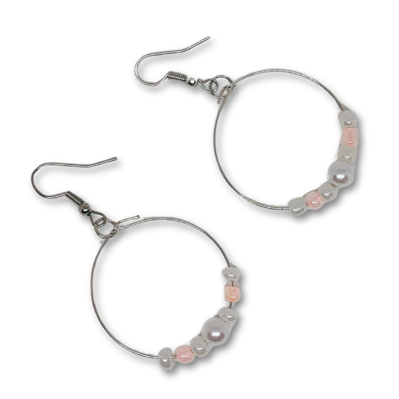 Loop earrings.