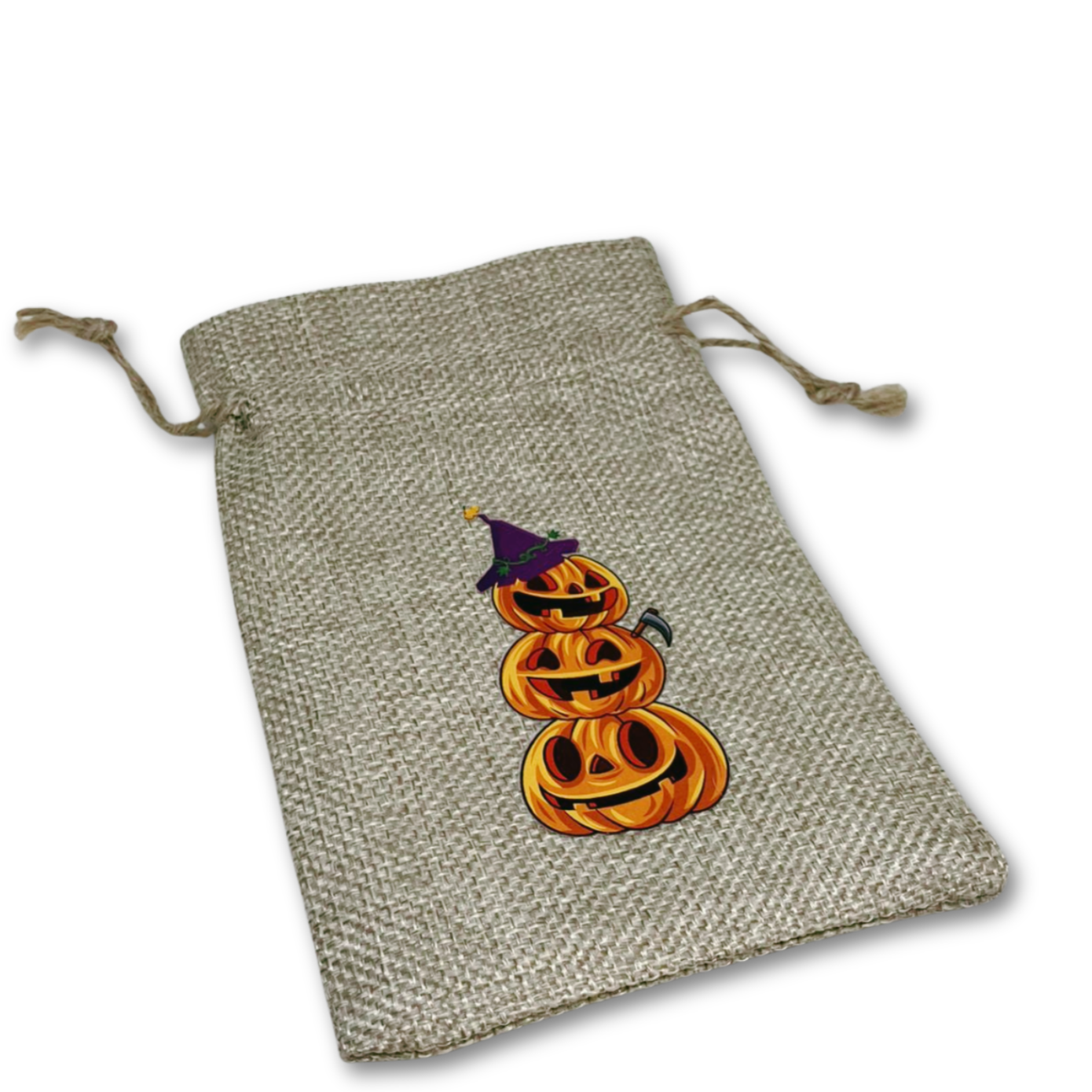 Halloween themed ghost pumpkins gift bag.