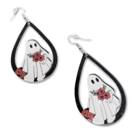 The Halloween Ghostly Glam earrings