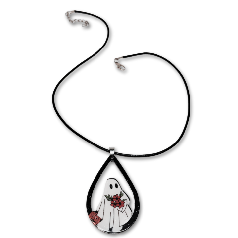 The Halloween Ghostly Glam necklace
