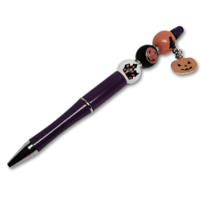 Halloween Pumpkin Perfection Pen consisting of pumpkin pendant