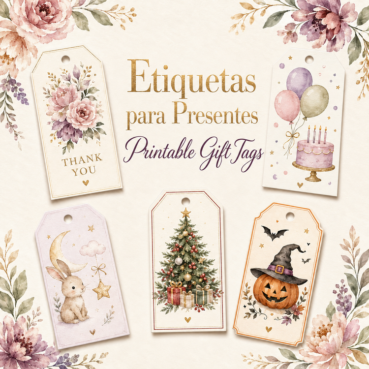 🖨️Printable Gift Tags