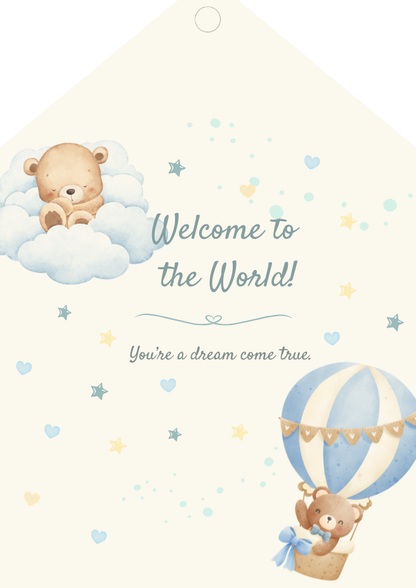 Baby gift tags