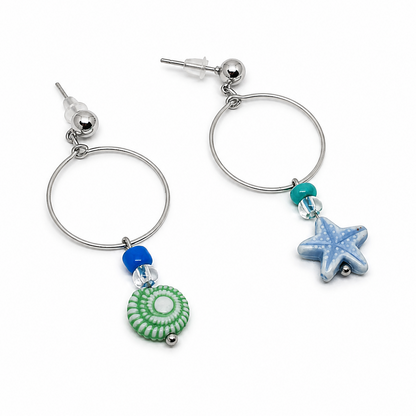Beach themed earrings.