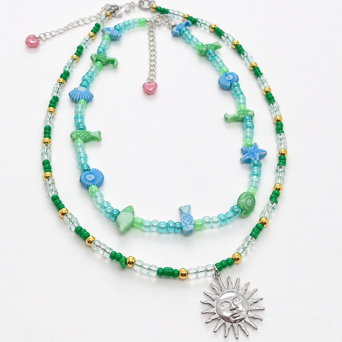 Two beach themed necklaces
