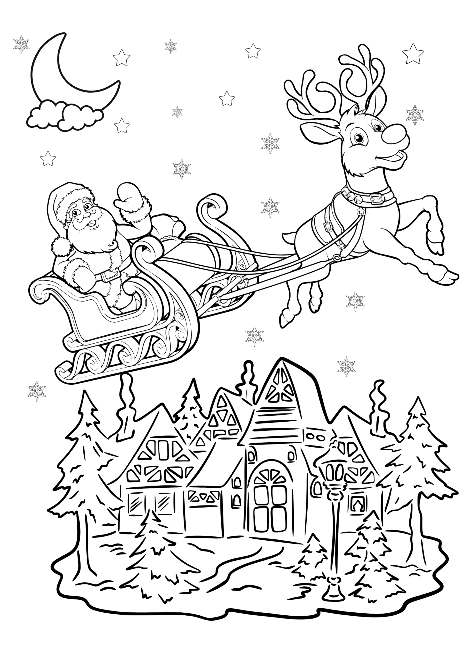 Desenhos de Natal para colorir