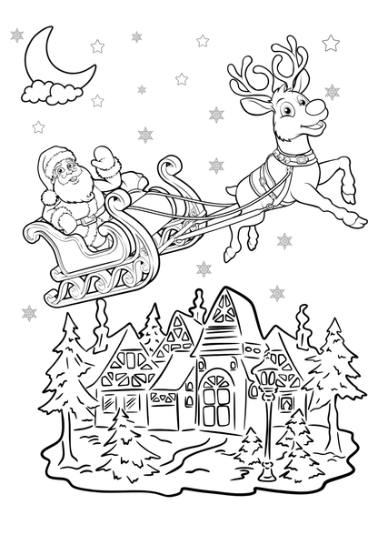 Desenhos de Natal para colorir