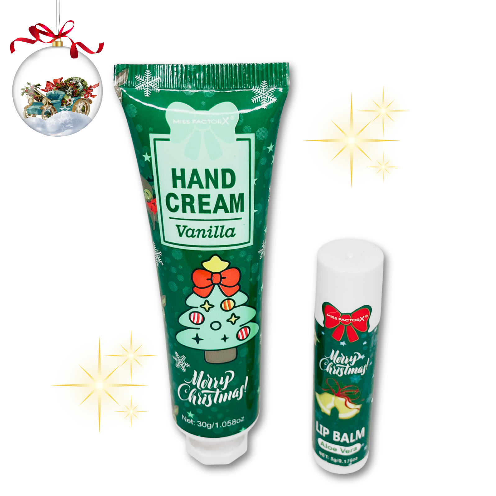 Vanilla Hand cream and lip balm.