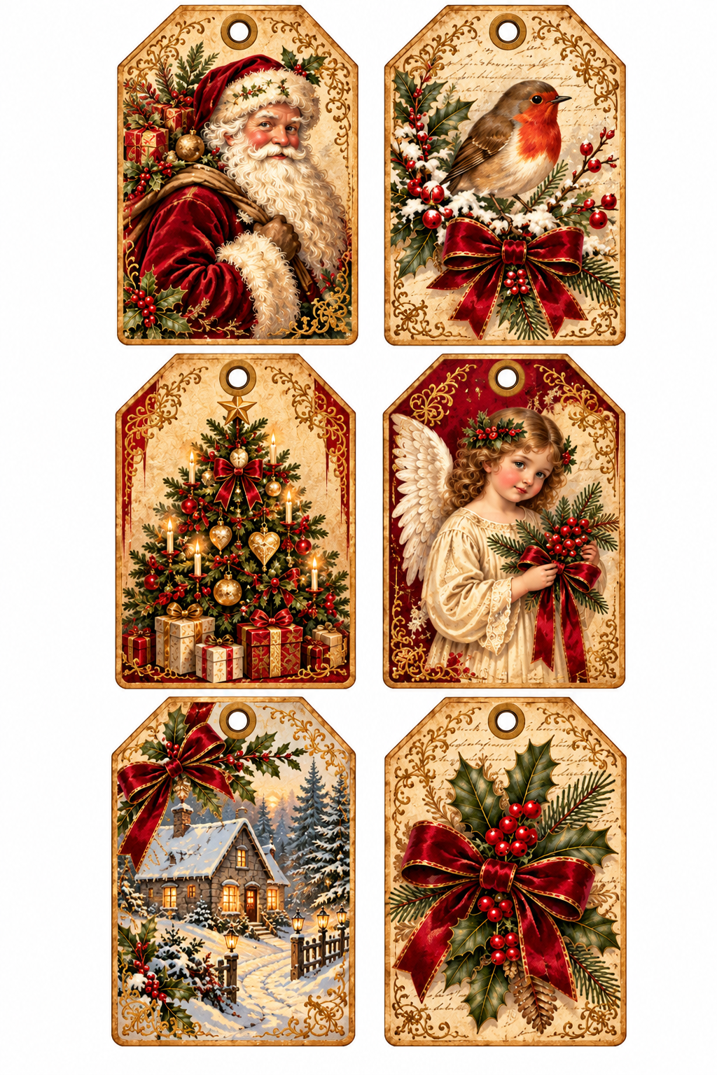 Christmas Junk Journal Victorian Style