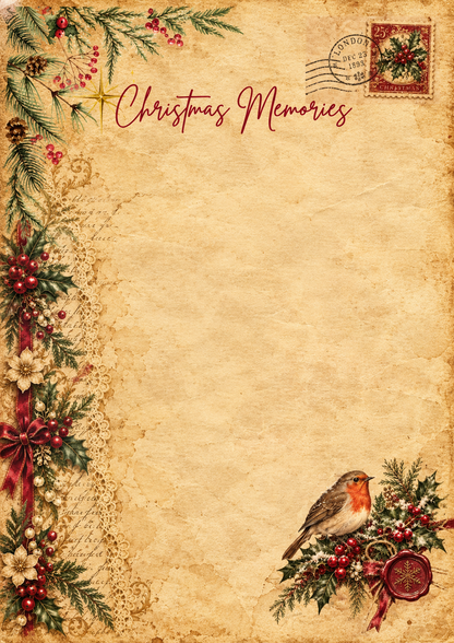 Christmas Junk Journal Victorian Style