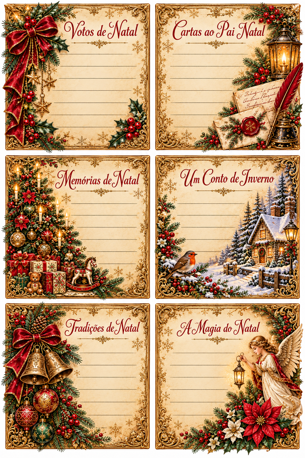 Christmas Junk Journal Victorian Style