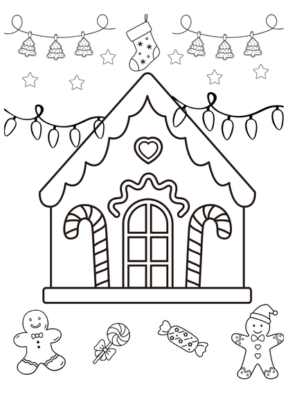 Desenhos de Natal para colorir