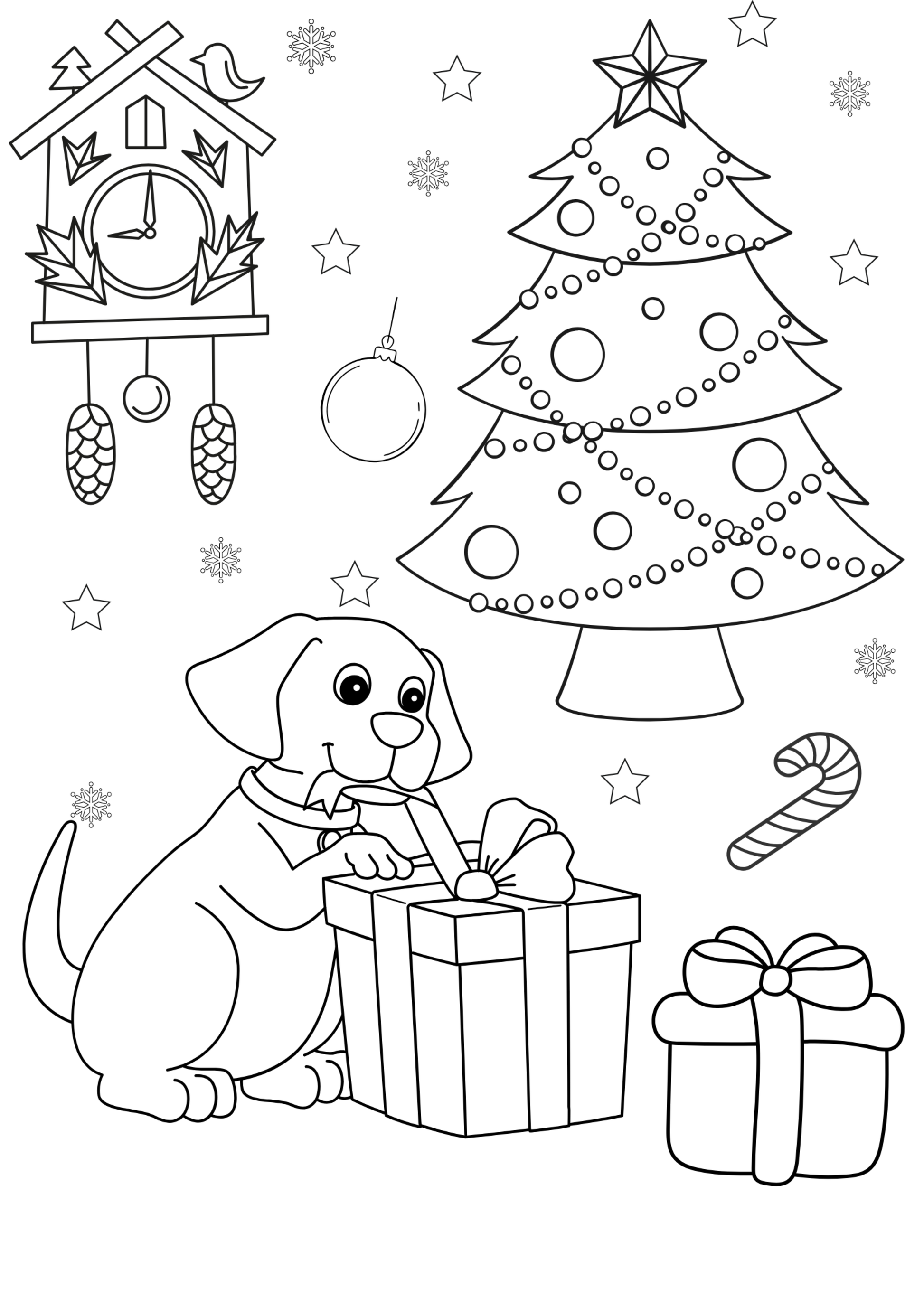 Desenhos de Natal para colorir