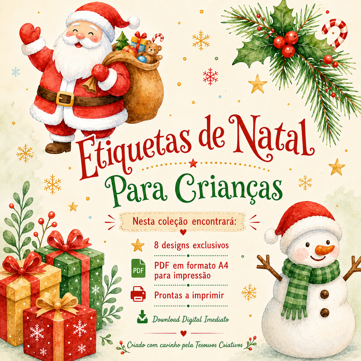 Etiquetas de Natal
