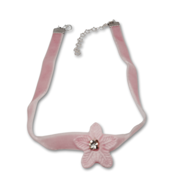 The Everyday Blossom gift set for women Pink Floral Choker