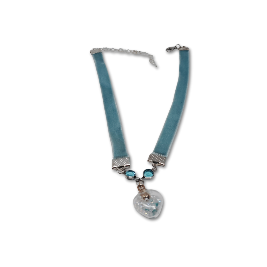 The Everyday Radiance blue ocean themed necklace