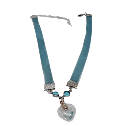 The Everyday Radiance blue ocean themed necklace