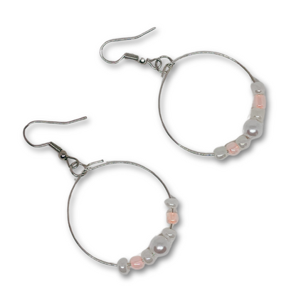 Loop earrings.