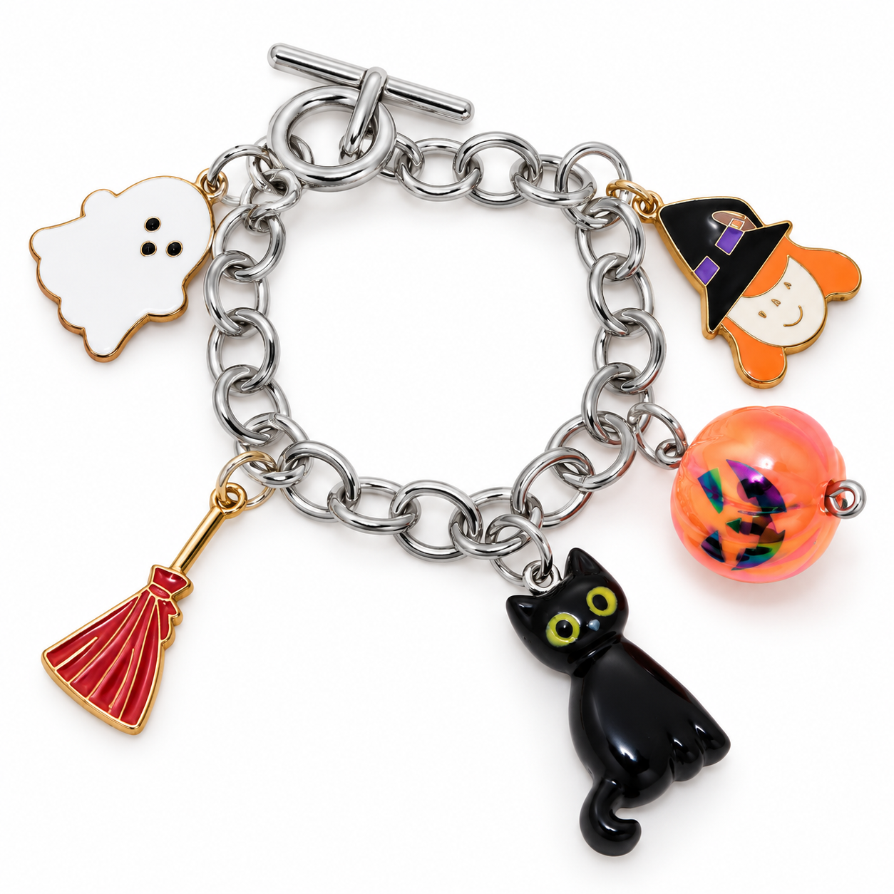 Halloween charm bracelet