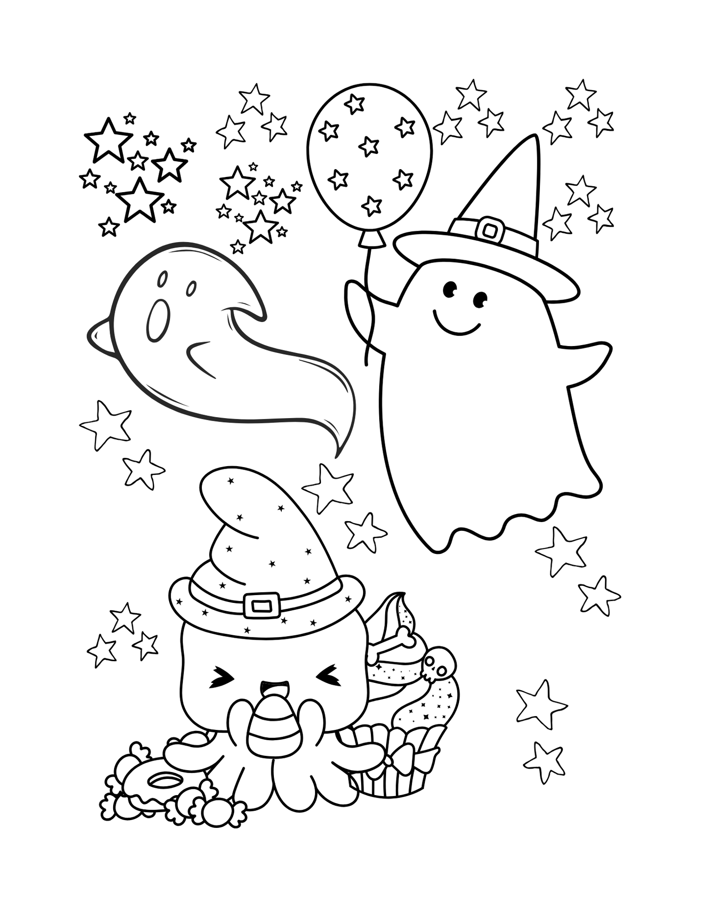 Halloween Colouring Page