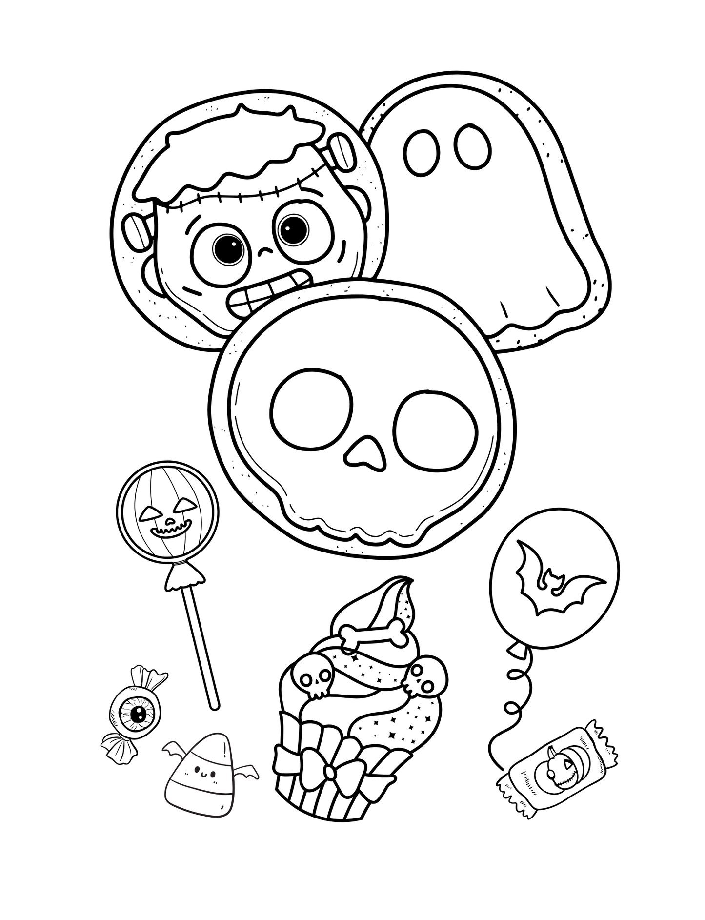 Halloween Colouring Page