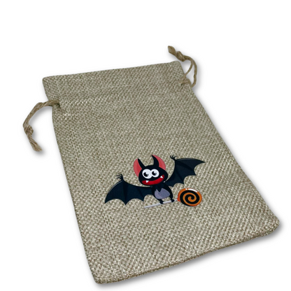 Halloween themed gift bag with bat