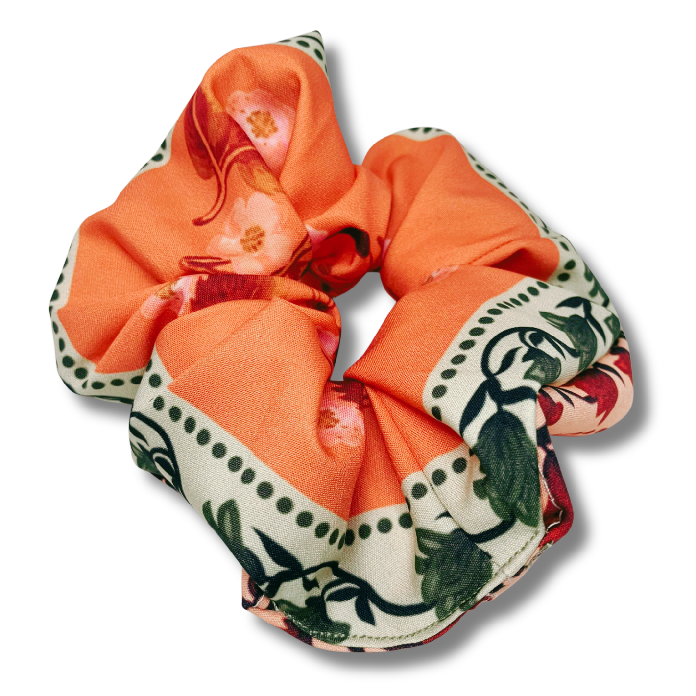 Orange scrunchie 