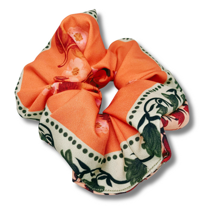 Orange scrunchie 