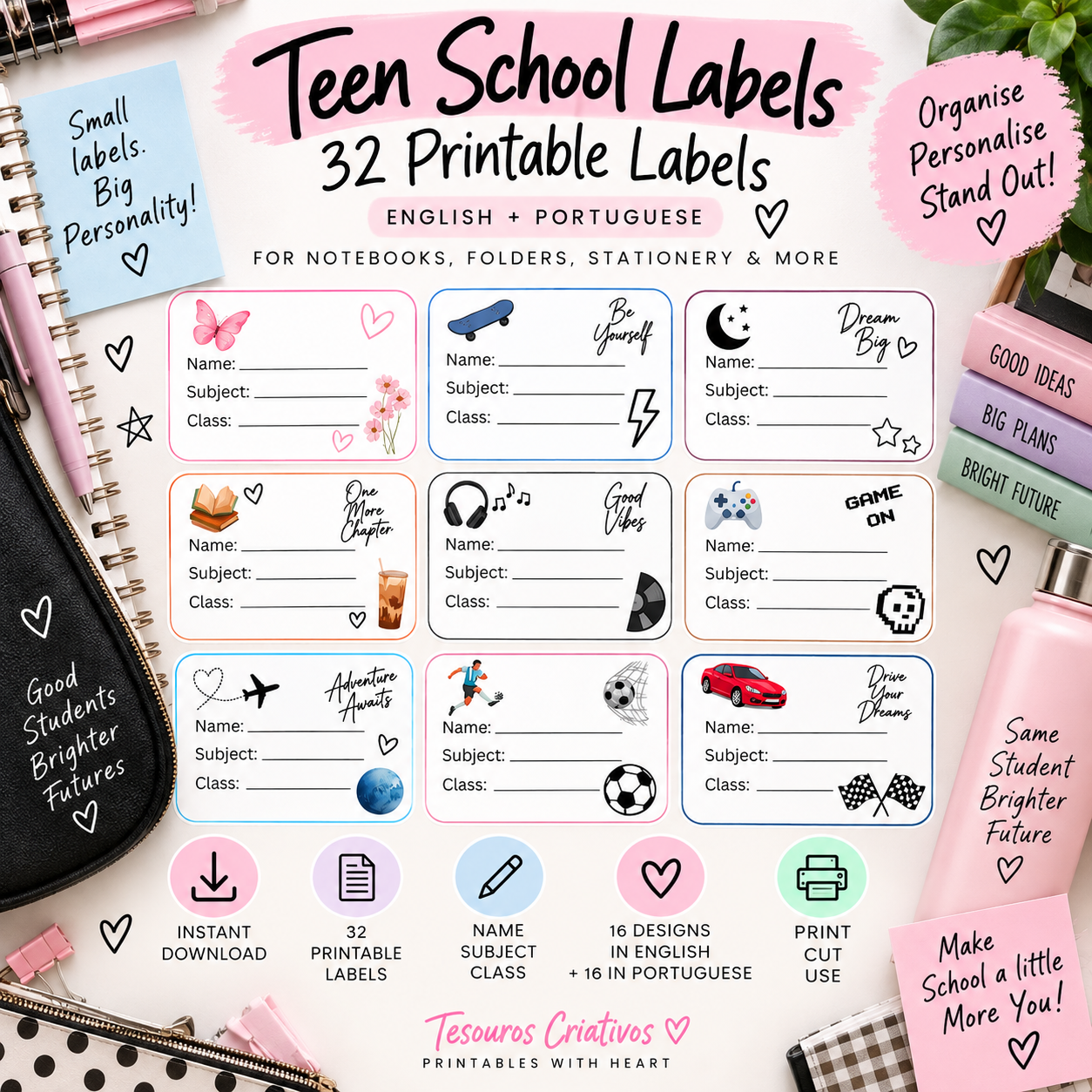 Teen school labels