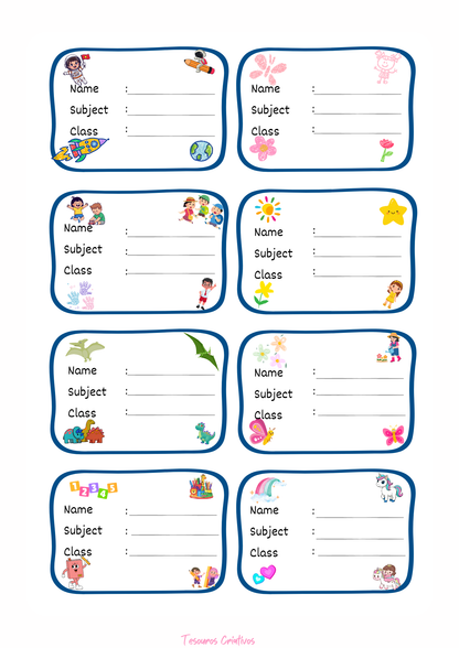 School labels
