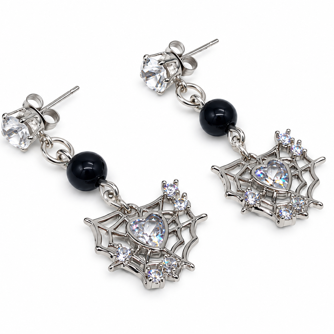 Spider web Earrings