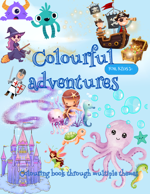 Variety coloring book for kids